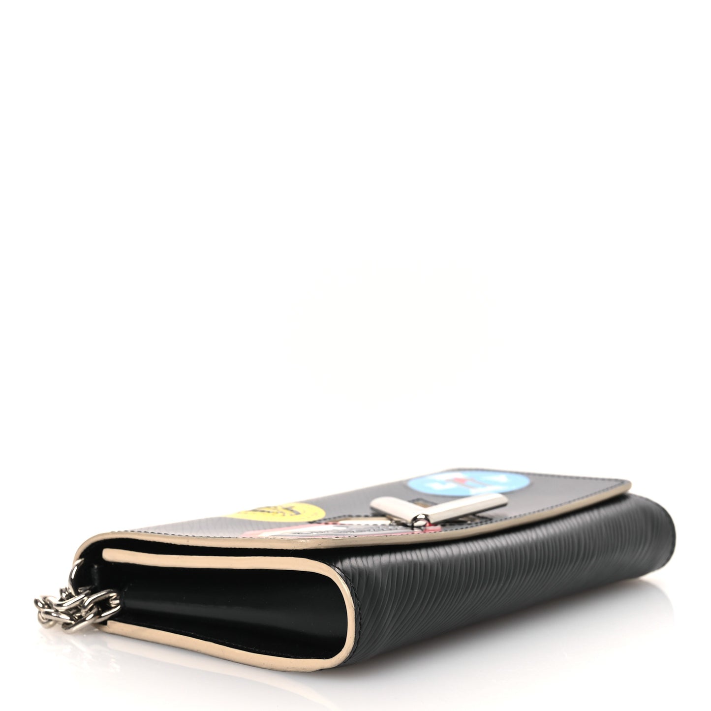 Epi World Tour Twist Chain Wallet Black