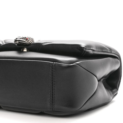 Bulgari Calfskin Matelasse Serpenti Cabochon Crossbody Bag Black 9 of 10