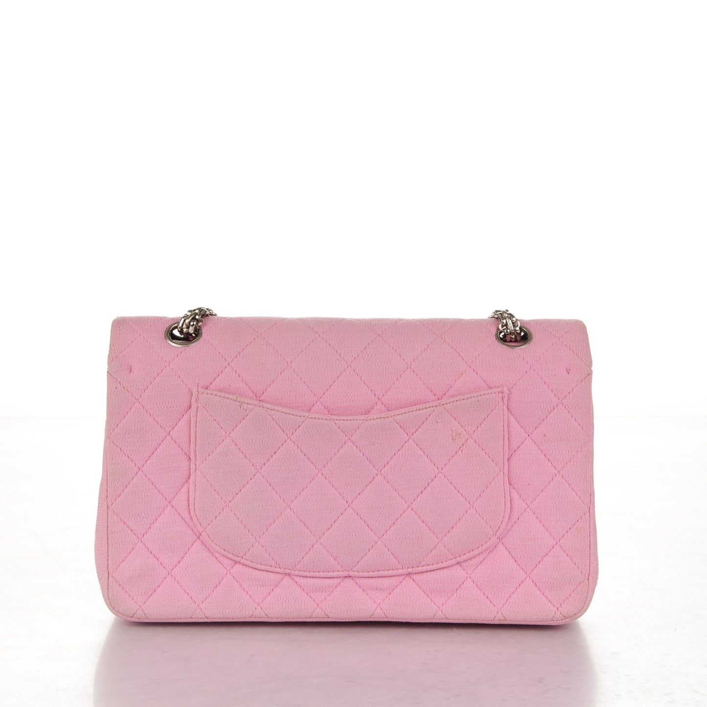 Jersey Quilted Medium Double Flap Pink