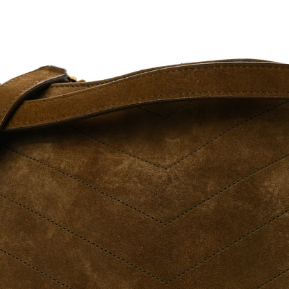 Saint Laurent Suede Matelasse Monogram Medium Niki Shopper Tote New Barley 8 of 10
