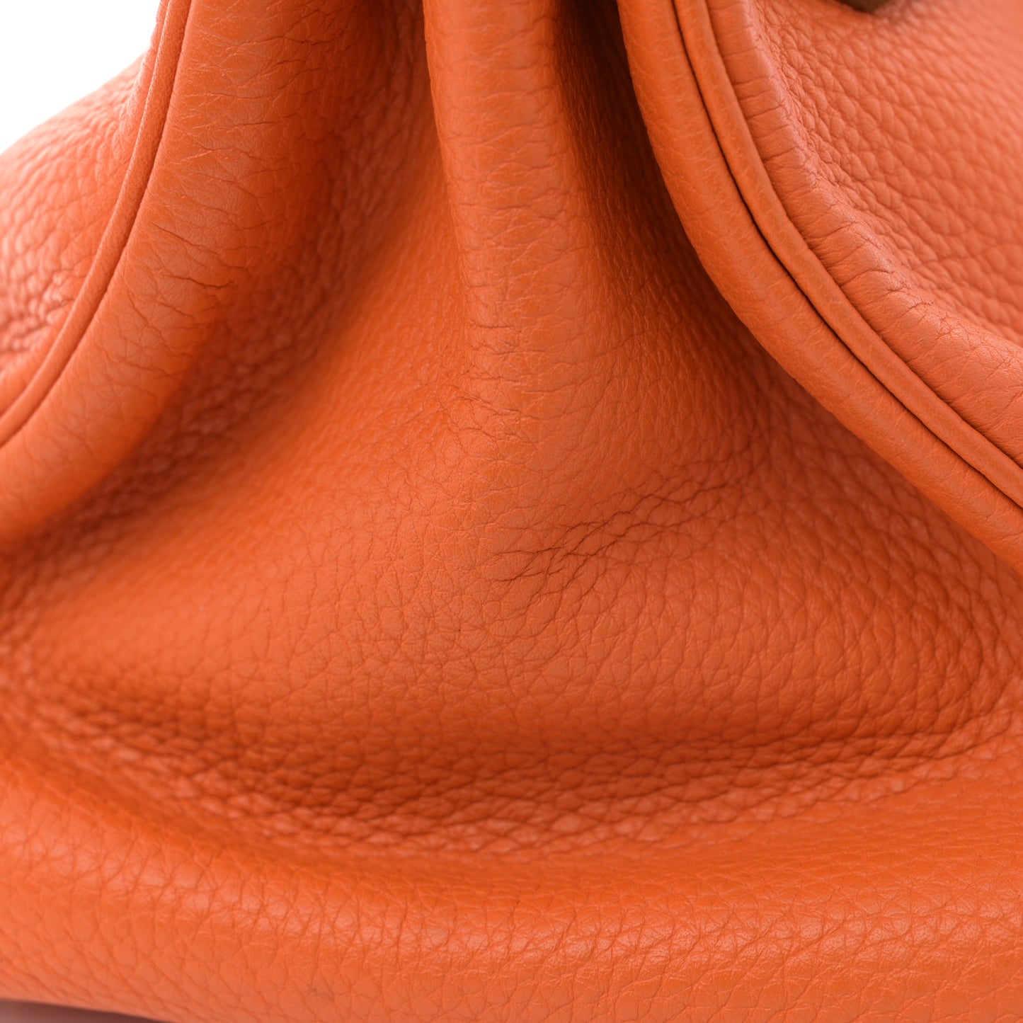 Taurillon Clemence JPG Shoulder Birkin II 42 Orange