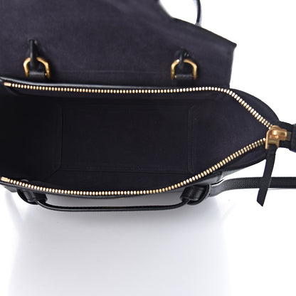 Celine Grained Calfskin Nano Belt Bag Black 5 of 10