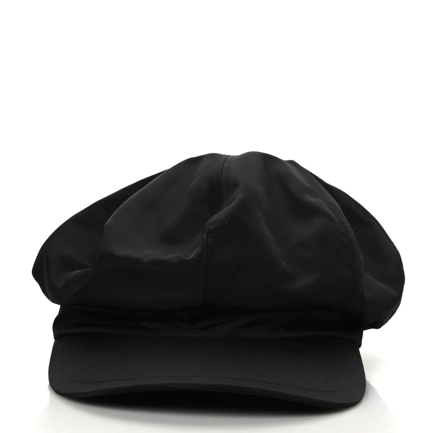 Re-Nylon Womens Newsboy Hat M Black