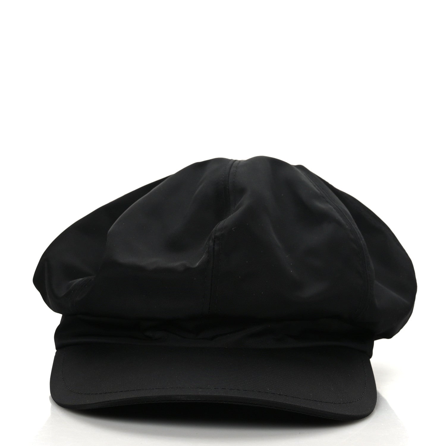 Prada Re-Nylon Womens Newsboy Hat M Black 2 of 7