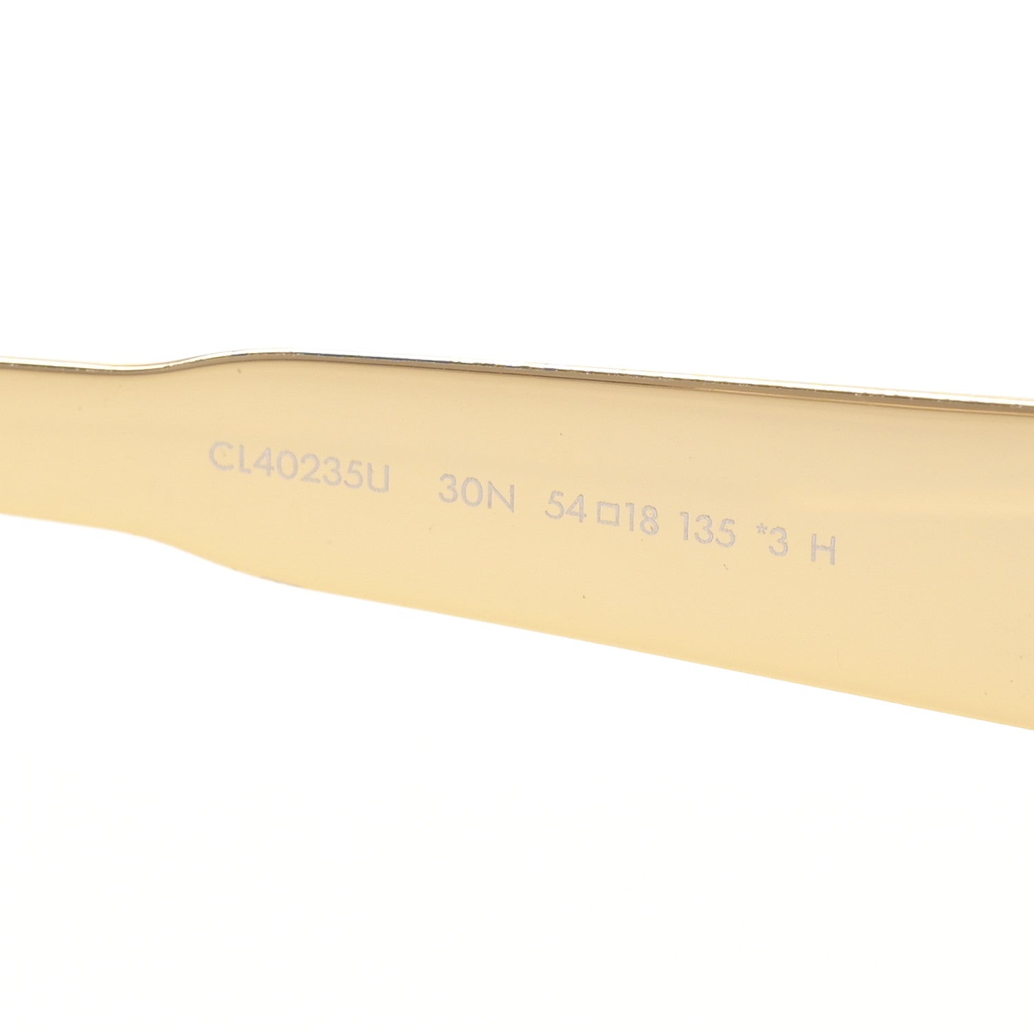 Celine Metal Triomphe 01 Sunglasses CL40235U Gold Green 6 of 8
