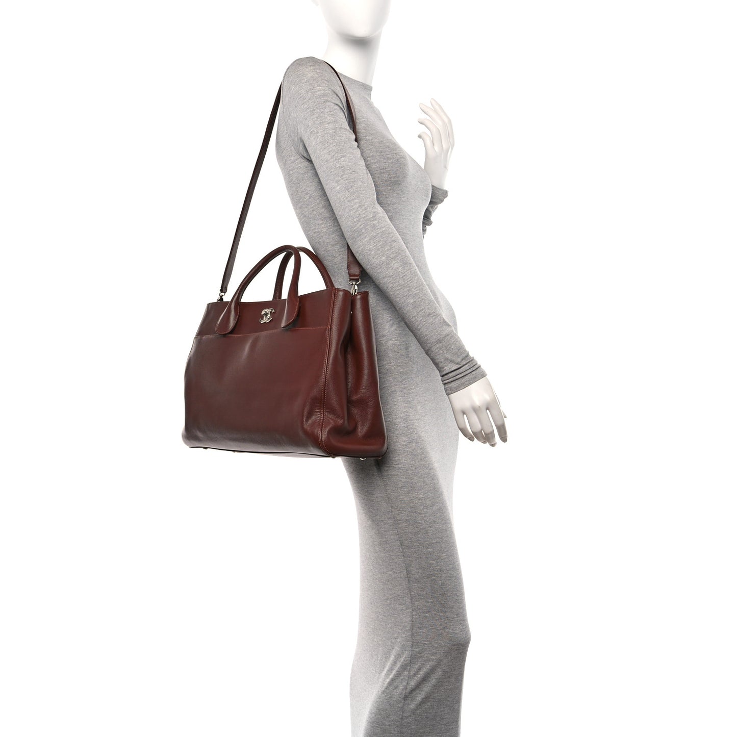 Caviar Cerf Executive Shopper Tote Brown