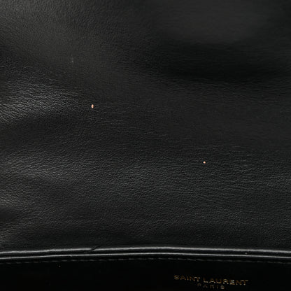 Saint Laurent Calfskin Y Quilted Monogram Toy Loulou Crossbody Bag Black 12 of 15