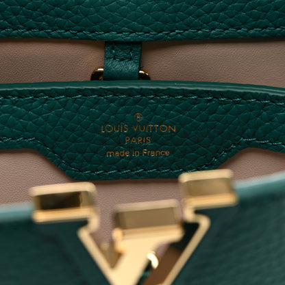 Louis Vuitton Taurillon Capucines BB Green 6 of 9