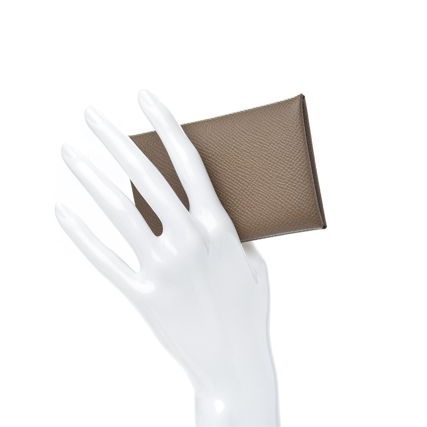 Epsom Calvi Card Case Etoupe