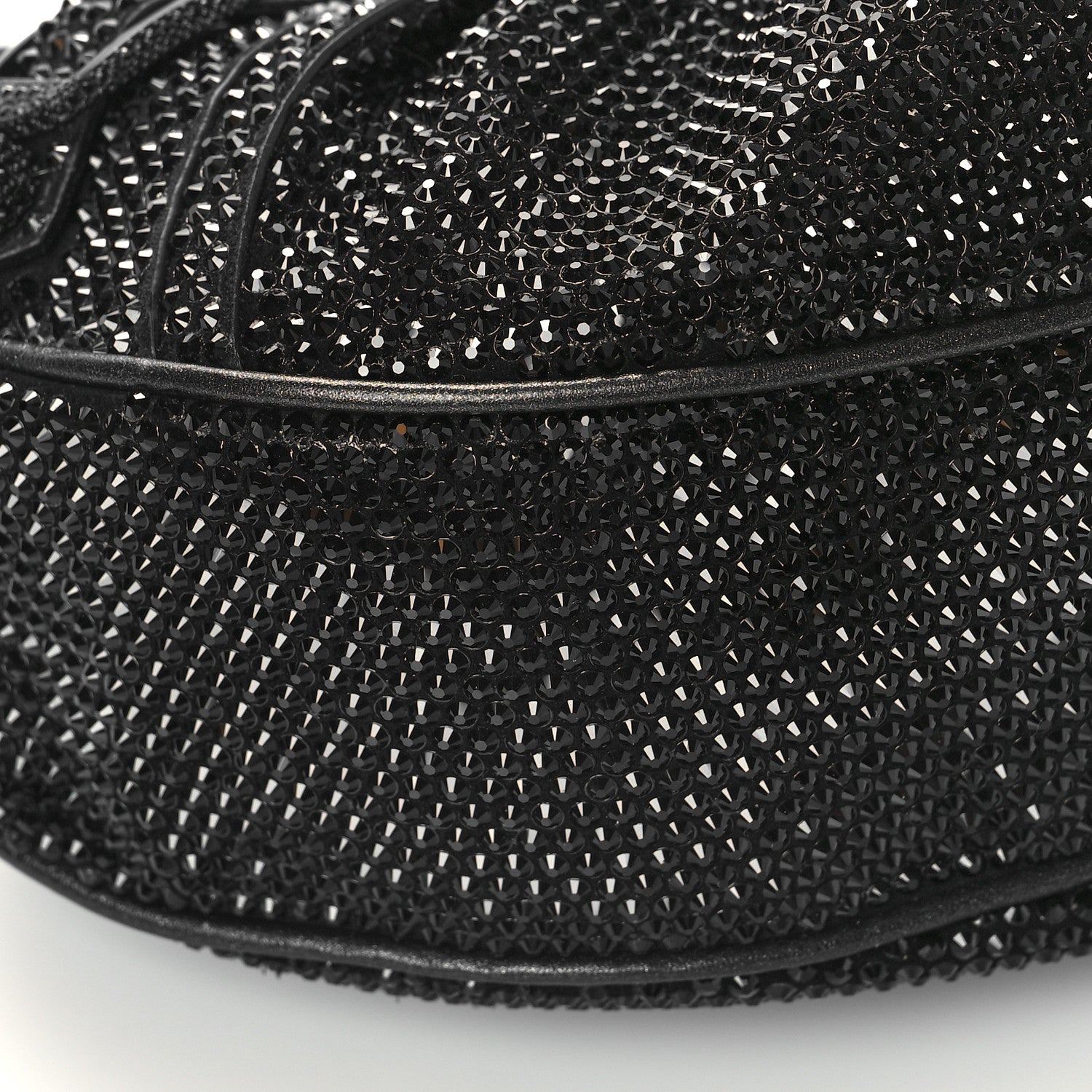 Balenciaga Strass Suede Le Cagole Shoulder Bag XS Black Jet 10 of 13