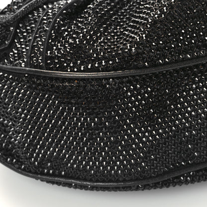 Balenciaga Strass Suede Le Cagole Shoulder Bag XS Black Jet 10 of 13