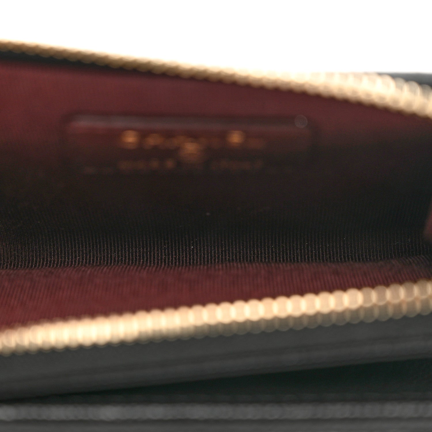 Chanel Caviar Quilted Compact Zipped Wallet Black 4 of 7