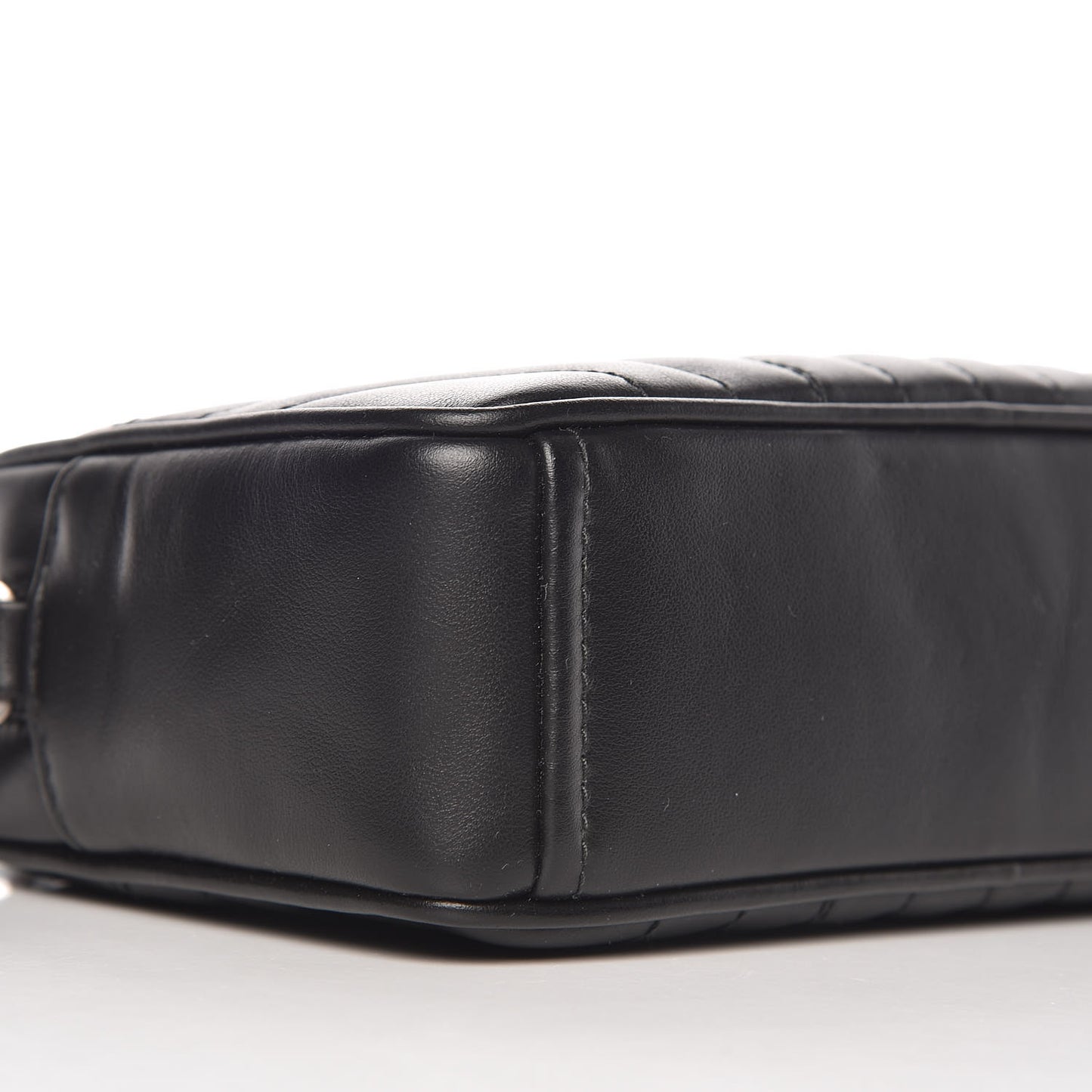 Soft Calfskin Diagramme Crossbody Bag Black