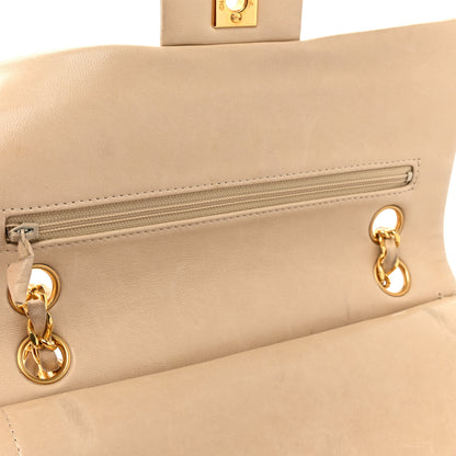 Chanel Lambskin Quilted Small Double Flap Beige 12 of 23