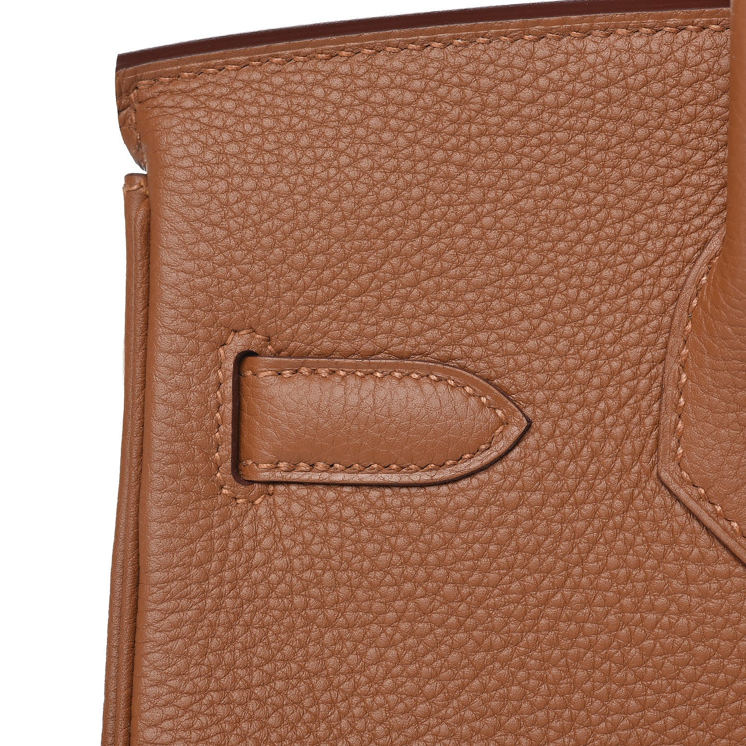 Hermes Togo Swift Officier Birkin 30 Gold Ambre 16 of 33
