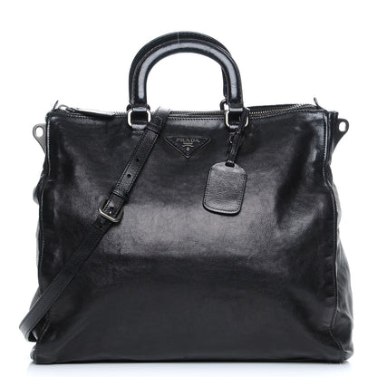 Prada Glace Calf Shopping Tote Nero Black 1 of 11