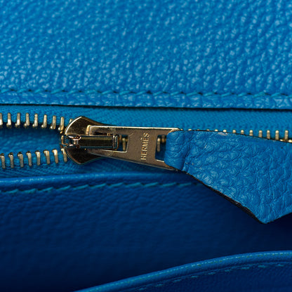 Hermes Togo Birkin 30 Bleu Zanzibar 14 of 36