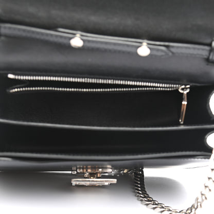 Burberry Calfskin Montage Print Small TB Bag Black 5 of 22