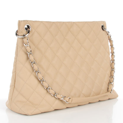 Chanel Caviar Quilted Easy Zip Tote Beige Clair 3 of 7