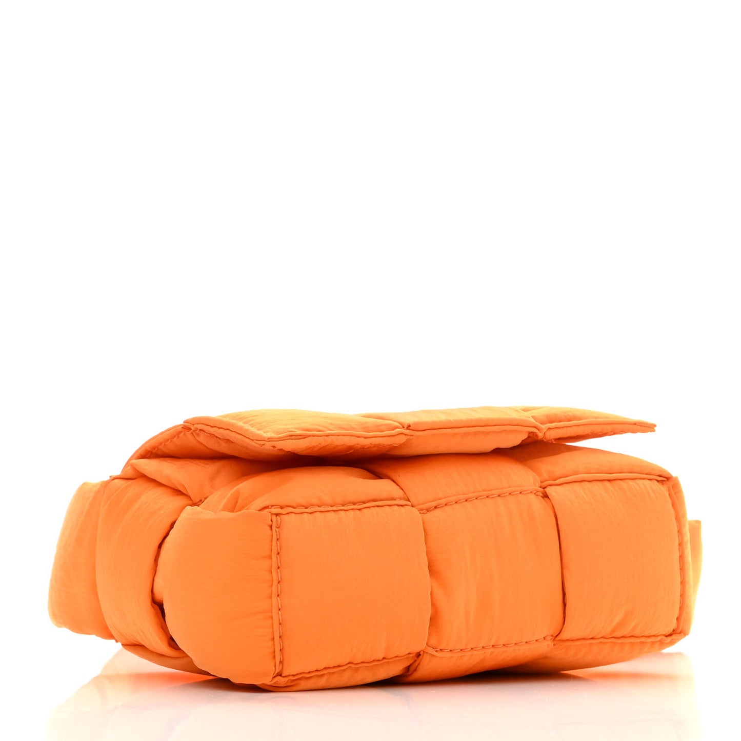 Nylon Intrecciato Padded Tech Candy Cassette Bag Orange