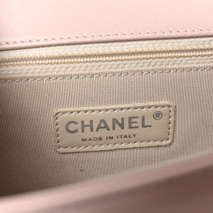 Chanel Lambskin Quilted Large Boy Flap Light Pink 6 of 10