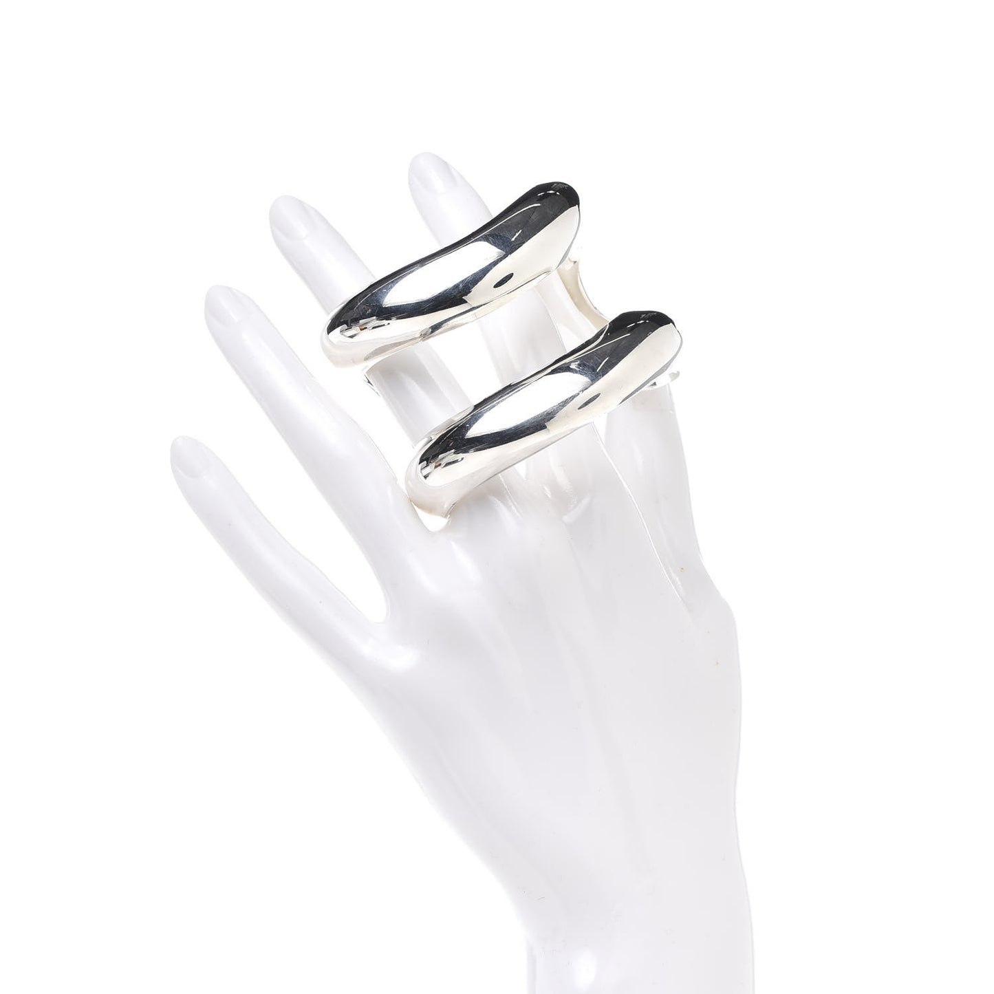 Sterling Silver Elsa Peretti Open Center Cuff Bracelet