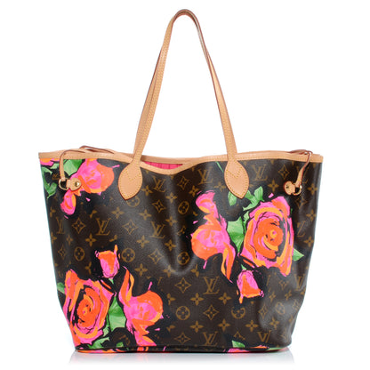 Louis Vuitton Monogram Roses Neverfull MM 1 of 7