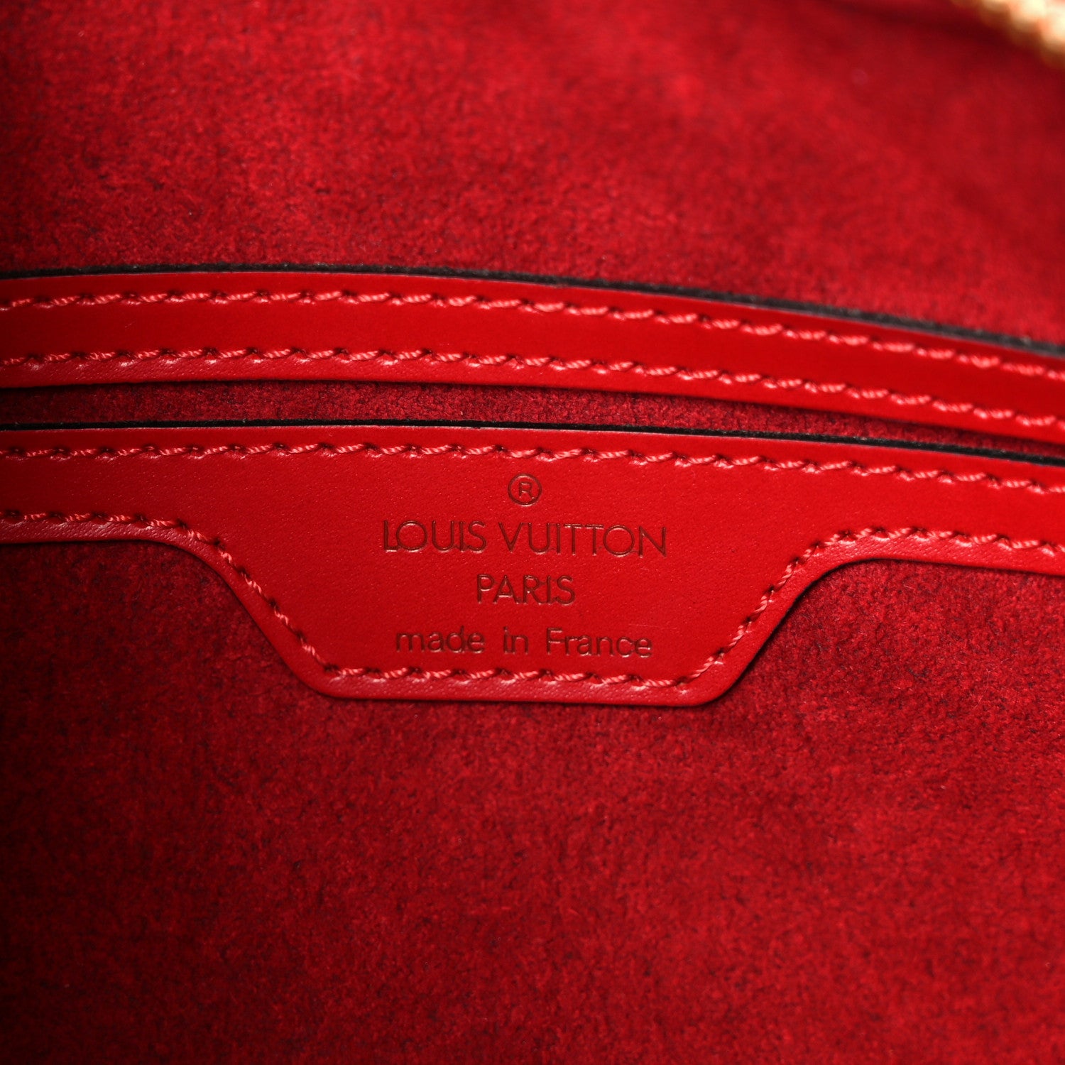 Louis Vuitton Epi Soufflot Castillan Red 7 of 13