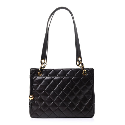Chanel Lambskin Quilted Shoulder Bag Black 1 of 5