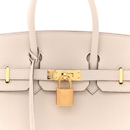 Hermes Togo Birkin 25 Craie 9 of 13