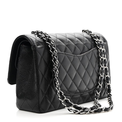 Chanel Caviar Quilted Medium Double Flap Black 3 of 10