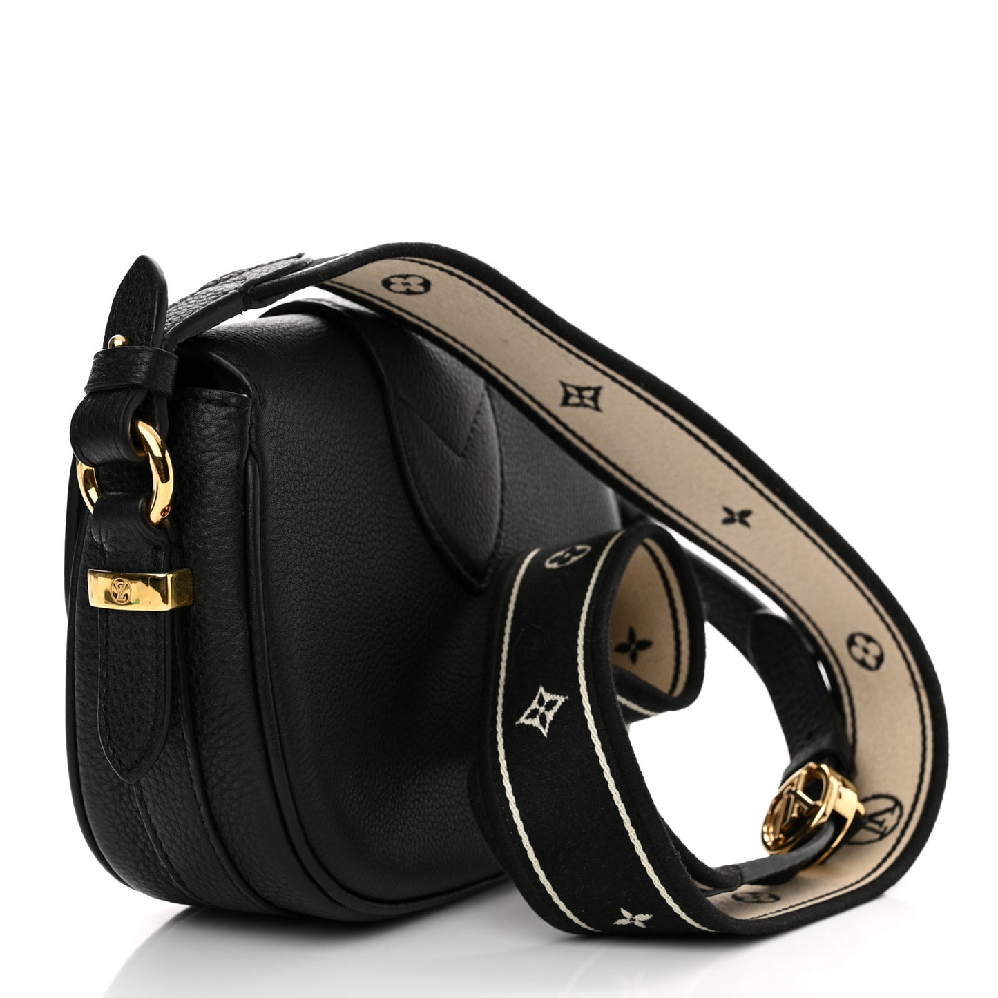 Grained Calfskin LV Pont 9 Soft PM Black