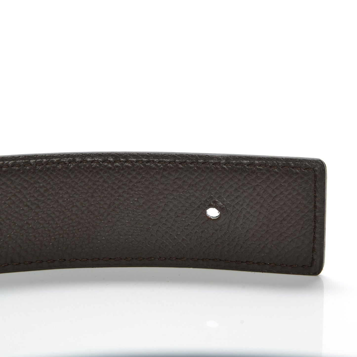 Swift Epsom 32mm H Belt 80 Black Chocolate