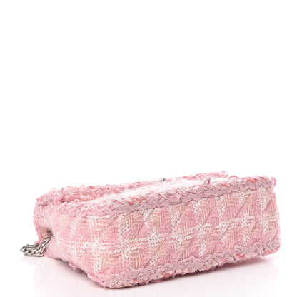 Chanel Tweed Braid Mini Reissue Square Flap Pink 4 of 17
