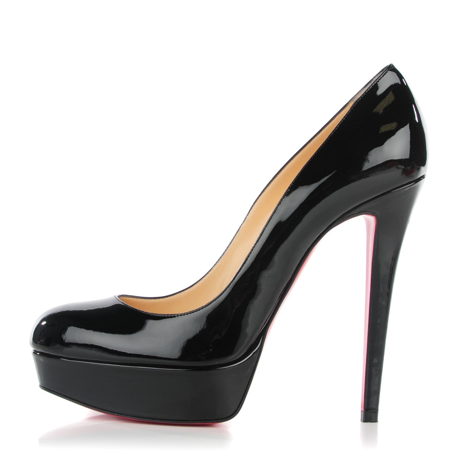 Christian Louboutin Patent Bianca 140 Pumps 39 Black 1 of 8