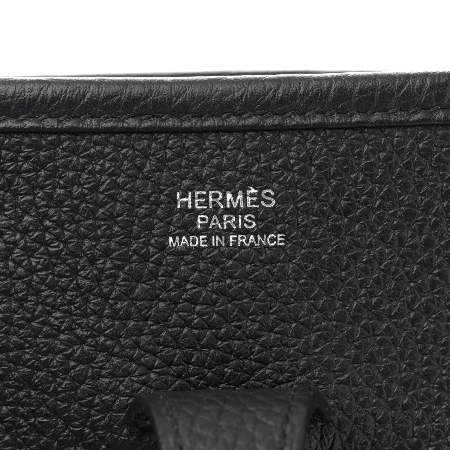 Hermes Taurillon Clemence Evelyne III PM Black 6 of 11