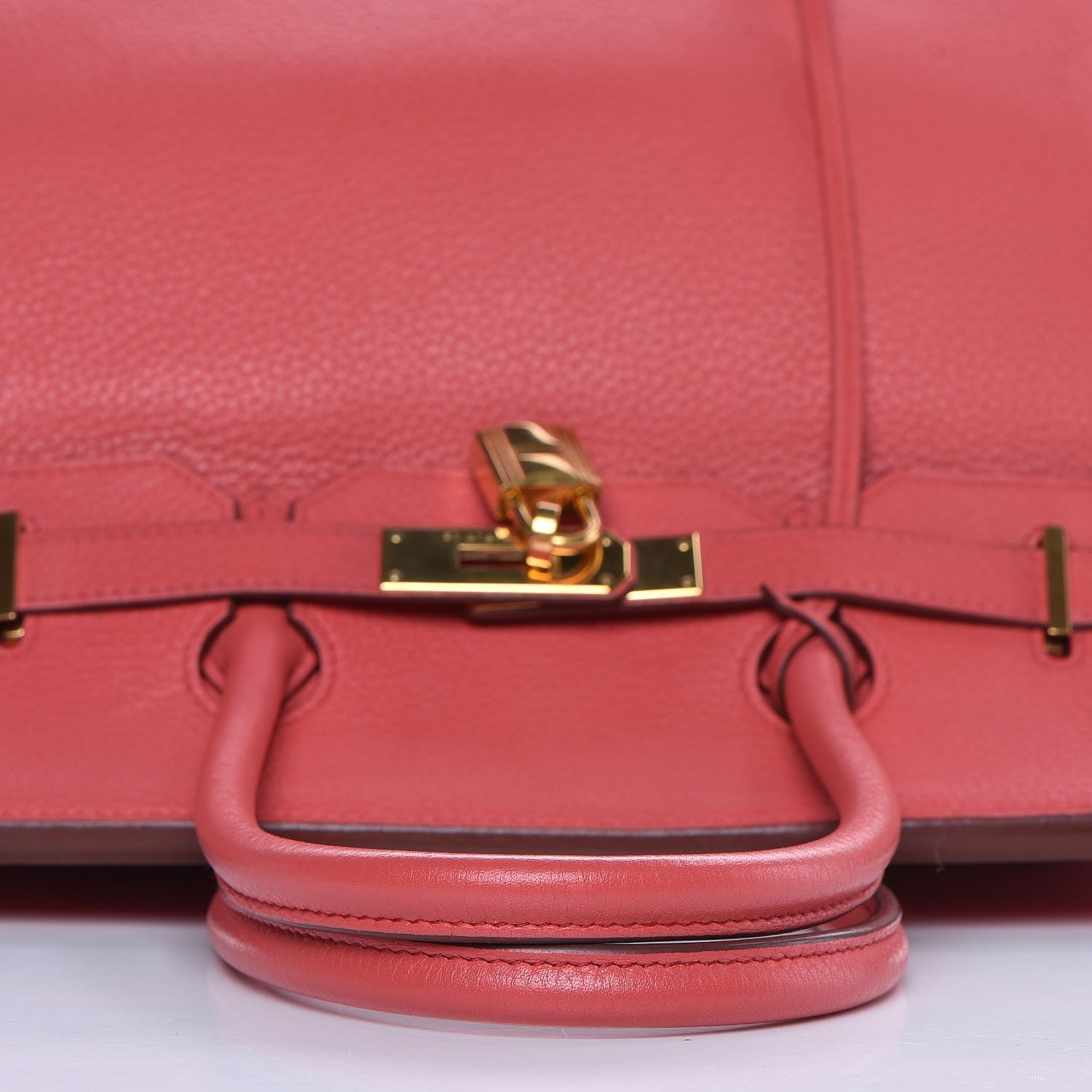 Hermes Taurillon Clemence Birkin 35 Bougainvillea 28 of 33