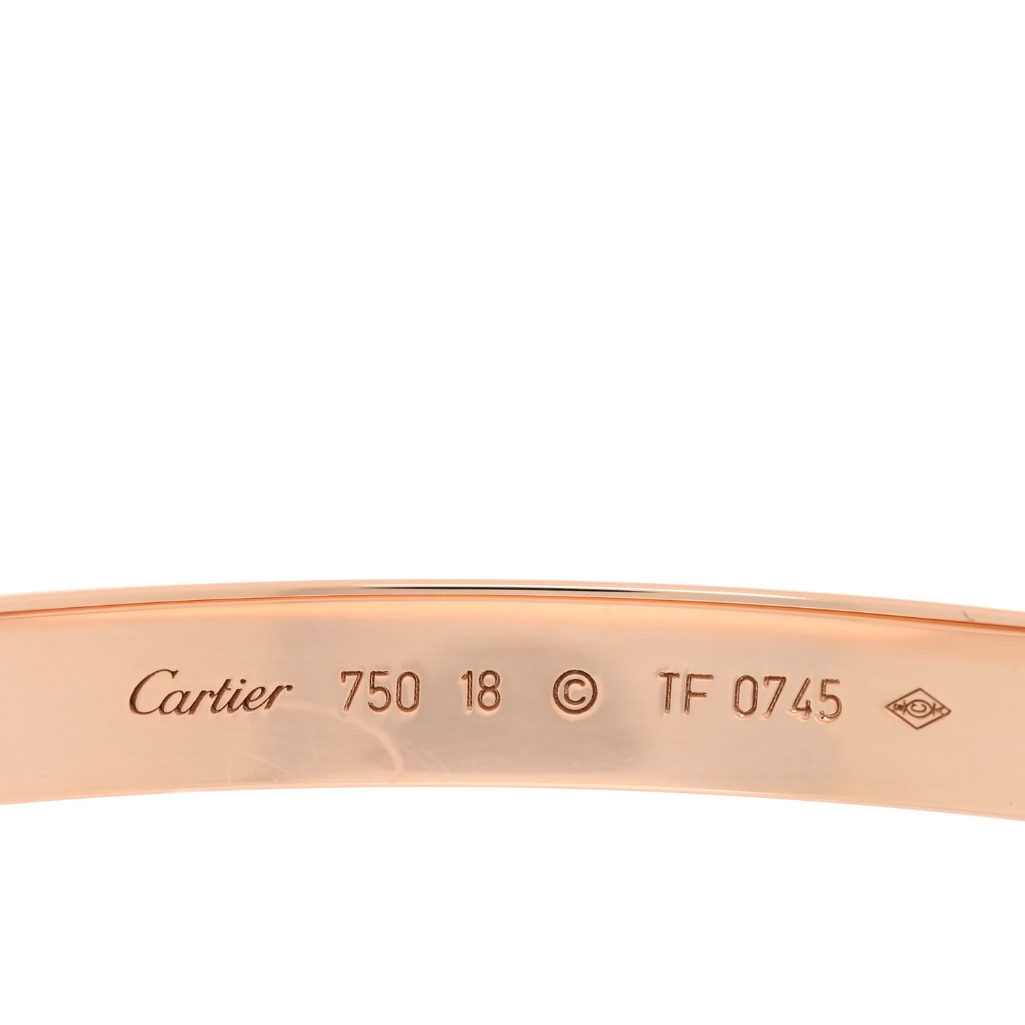 18K Pink Gold LOVE Bracelet 18