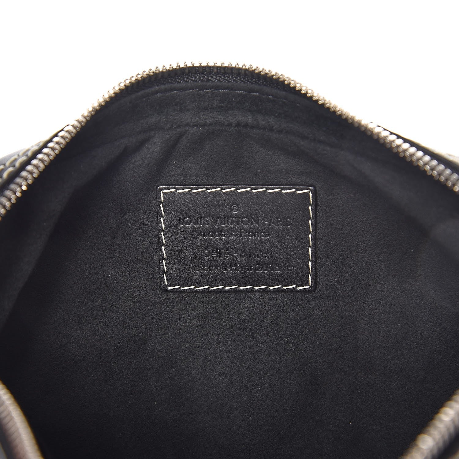 Louis Vuitton Calfskin Eclipse Pochette Volga Black 6 of 6