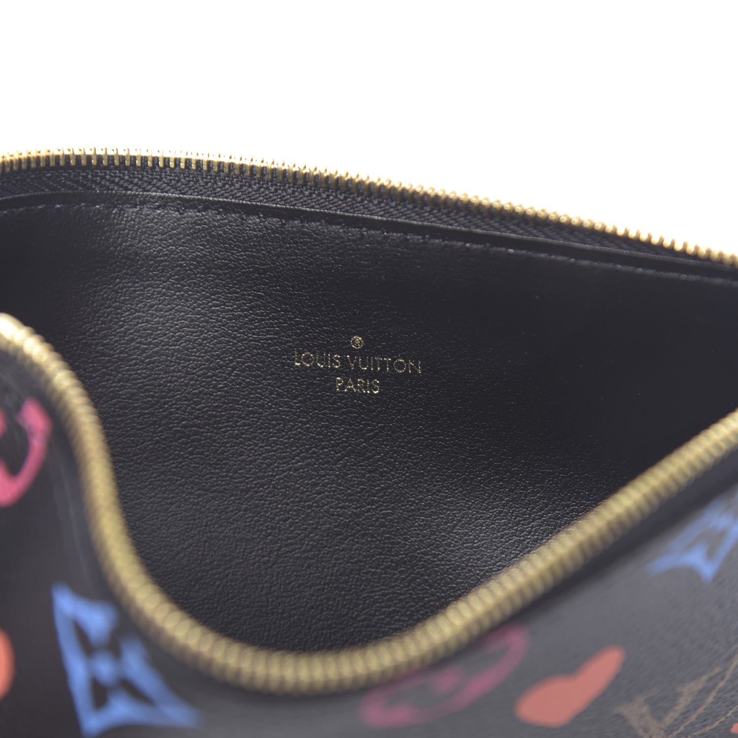 Louis Vuitton Game On Felicie Chain Wallet Zippered Insert Black 6 of 6