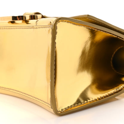 Balenciaga Metallic Calfskin Hourglass Top Handle Bag XS Gold 9 of 9