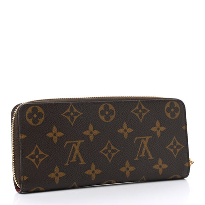 Louis Vuitton Monogram Clemence Wallet Fuchsia 3 of 7