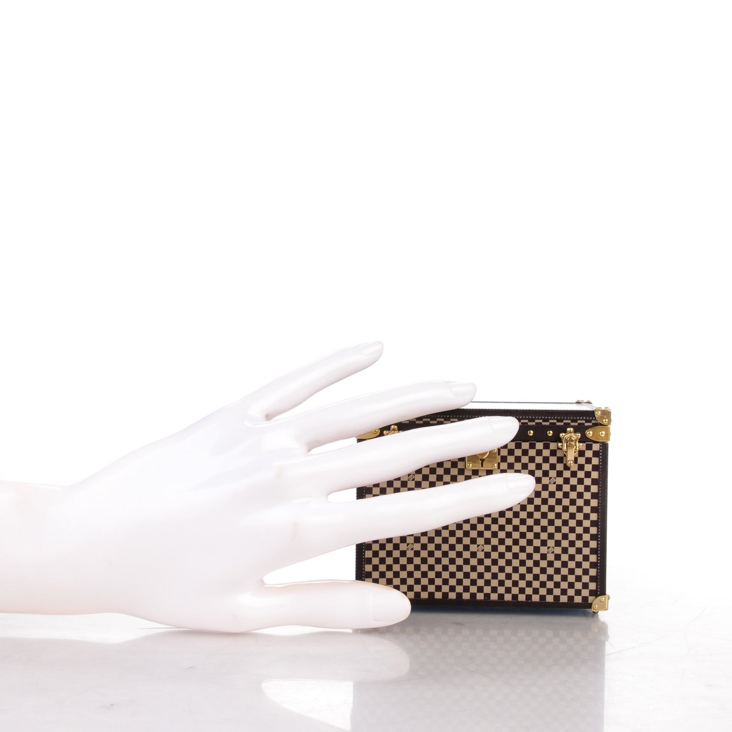 Damier 1895 Ladies Hat Trunk Mini Malle Chapeaux Jewelry Box