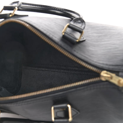 Louis Vuitton Epi Speedy 25 Black 6 of 12