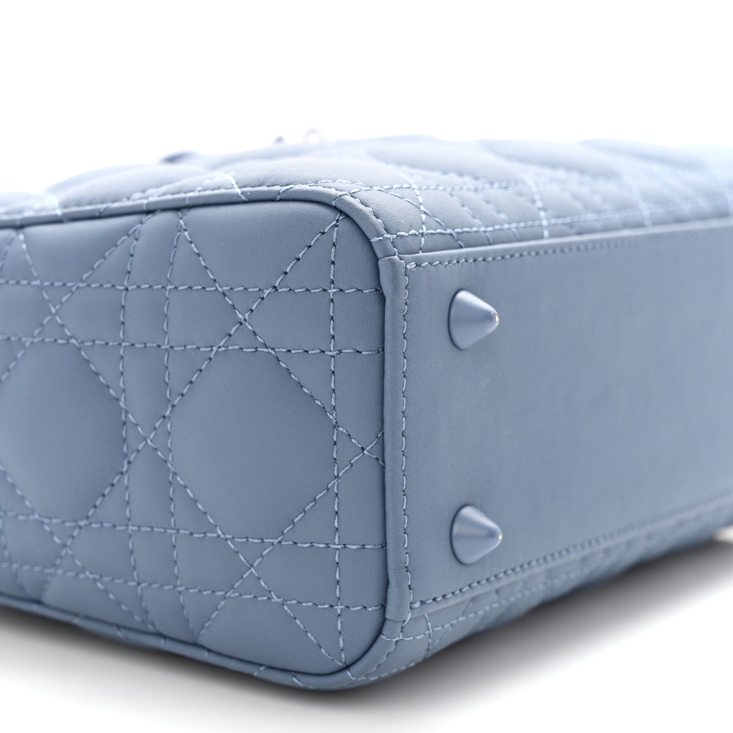 Ultra Matte Calfskin Cannage Small My ABCDior Lady Dior Dark Denim Blue