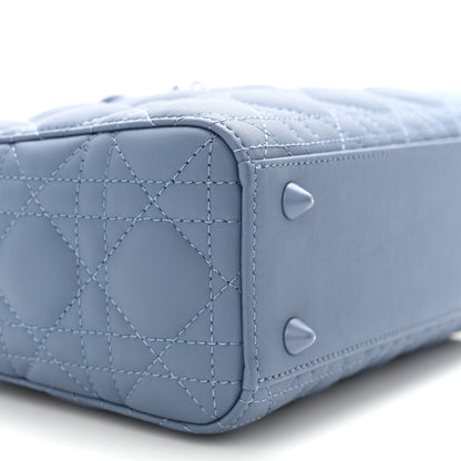 Christian Dior Ultra Matte Calfskin Cannage Small My ABCDior Lady Dior Dark Denim Blue 9 of 10