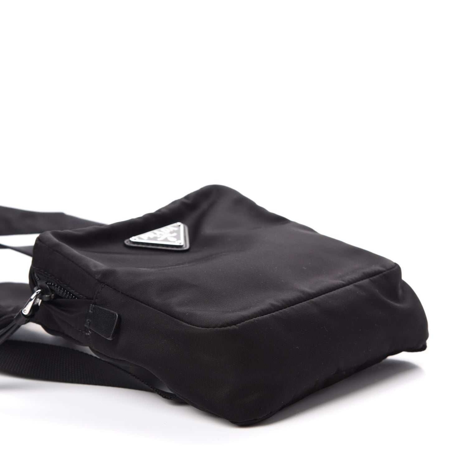 Tessuto Nylon Crossbody Bag Black