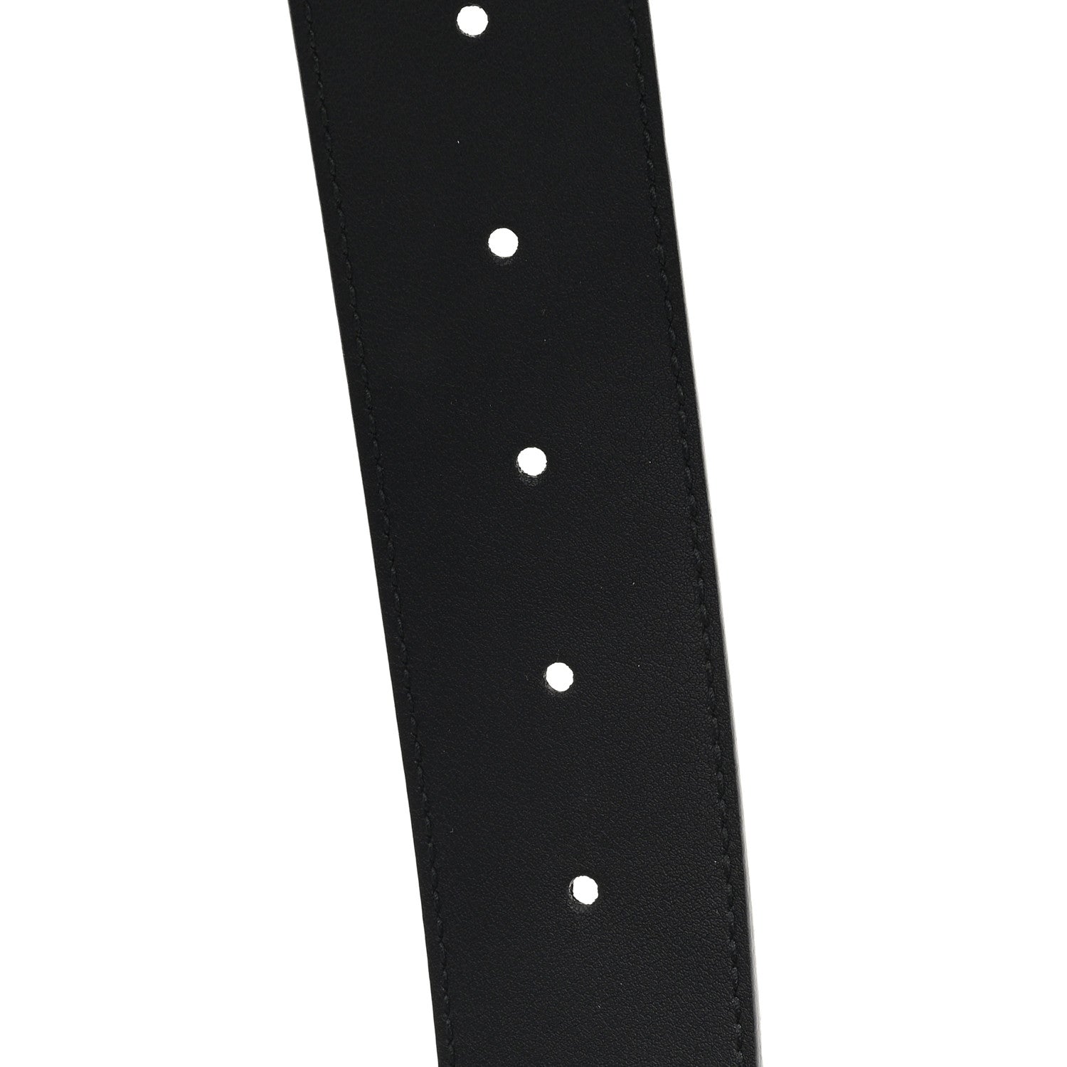 Gucci Textured Calfskin Double G 40mm Belt 90 36  Black 4 of 5