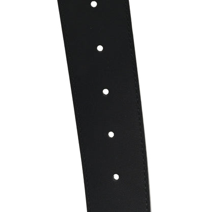 Gucci Textured Calfskin Double G 40mm Belt 90 36  Black 4 of 5