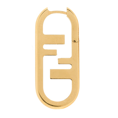 Fendi Metal FF O'Lock Single Earring Gold 1 of 6